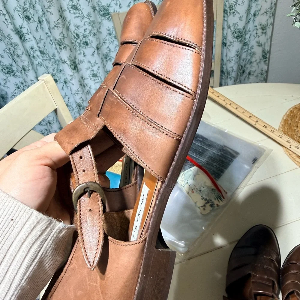 Nordstrom Tan Leather Men's Loafers